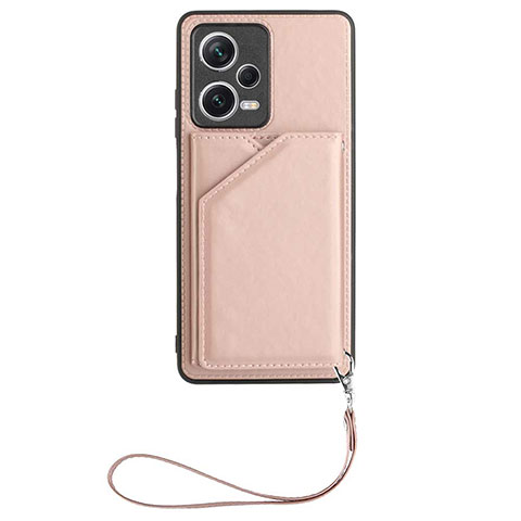 Handyhülle Hülle Luxus Leder Schutzhülle YB2 für Xiaomi Poco X5 5G Rosegold