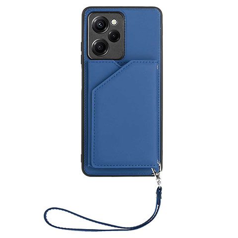 Handyhülle Hülle Luxus Leder Schutzhülle YB2 für Xiaomi Poco X5 Pro 5G Blau
