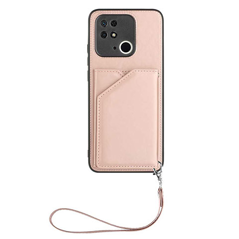 Handyhülle Hülle Luxus Leder Schutzhülle YB2 für Xiaomi Redmi 10 India Rosegold