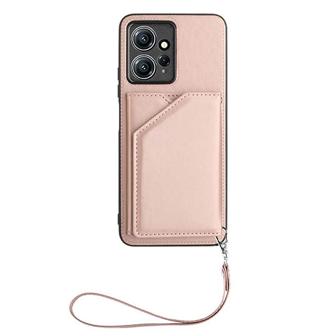 Handyhülle Hülle Luxus Leder Schutzhülle YB2 für Xiaomi Redmi Note 12 4G Rosegold