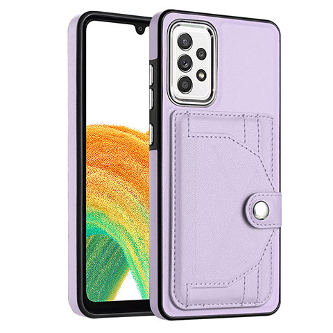 Handyhülle Hülle Luxus Leder Schutzhülle YB3 für Samsung Galaxy A33 5G Violett