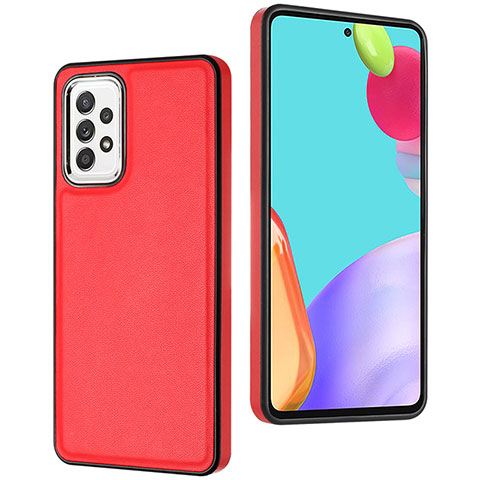 Handyhülle Hülle Luxus Leder Schutzhülle YB3 für Samsung Galaxy A52 4G Rot