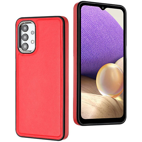 Handyhülle Hülle Luxus Leder Schutzhülle YB3 für Samsung Galaxy M32 5G Rot