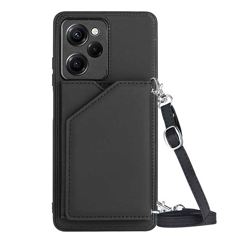 Handyhülle Hülle Luxus Leder Schutzhülle YB3 für Xiaomi Poco X5 Pro 5G Schwarz