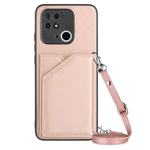 Handyhülle Hülle Luxus Leder Schutzhülle YB3 für Xiaomi Redmi 10 Power Rosegold