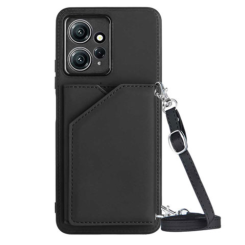 Handyhülle Hülle Luxus Leder Schutzhülle YB3 für Xiaomi Redmi Note 12 4G Schwarz