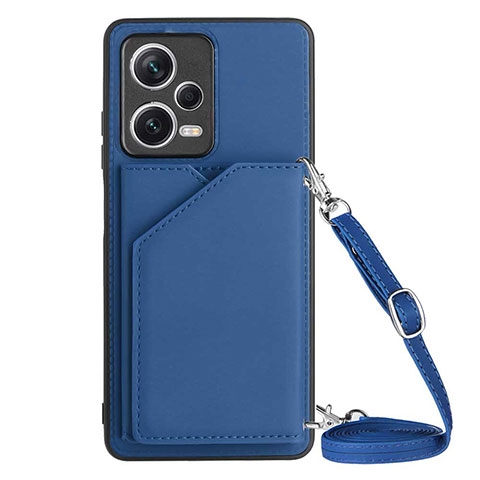 Handyhülle Hülle Luxus Leder Schutzhülle YB3 für Xiaomi Redmi Note 12 Pro 5G Blau