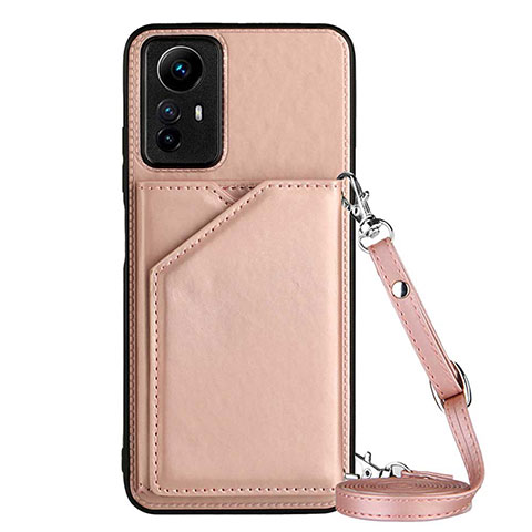 Handyhülle Hülle Luxus Leder Schutzhülle YB3 für Xiaomi Redmi Note 12S Rosegold