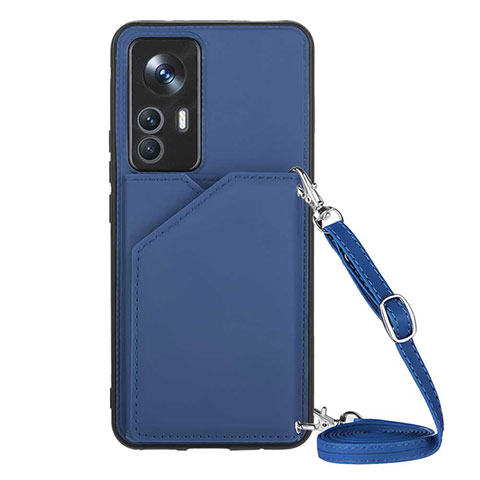 Handyhülle Hülle Luxus Leder Schutzhülle YB4 für Xiaomi Redmi K50 Ultra 5G Blau