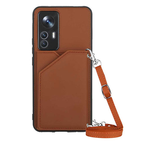 Handyhülle Hülle Luxus Leder Schutzhülle YB4 für Xiaomi Redmi K50 Ultra 5G Braun