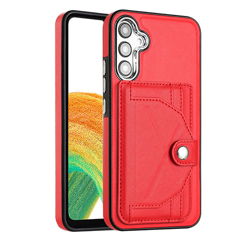 Handyhülle Hülle Luxus Leder Schutzhülle YB5 für Samsung Galaxy A34 5G Rot