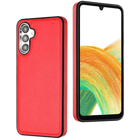 Handyhülle Hülle Luxus Leder Schutzhülle YB6 für Samsung Galaxy A34 5G Rot