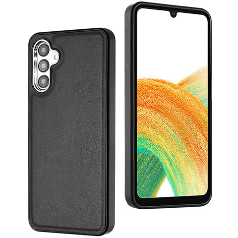 Handyhülle Hülle Luxus Leder Schutzhülle YB6 für Samsung Galaxy A34 5G Schwarz