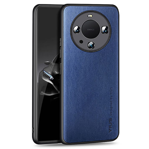 Handyhülle Hülle Luxus Leder Schutzhülle YM1 für Huawei Mate 60 Blau