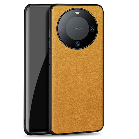 Handyhülle Hülle Luxus Leder Schutzhülle YM2 für Huawei Mate 60 Orange