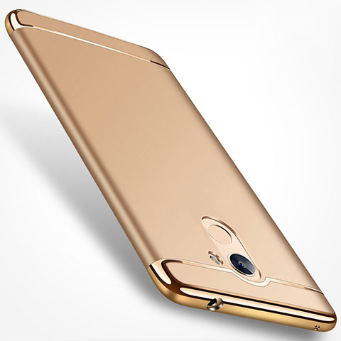 Handyhülle Hülle Luxus Metall Rahmen und Kunststoff für Huawei Honor 6A Gold