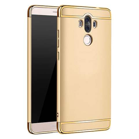 Handyhülle Hülle Luxus Metall Rahmen und Kunststoff für Huawei Mate 9 Gold