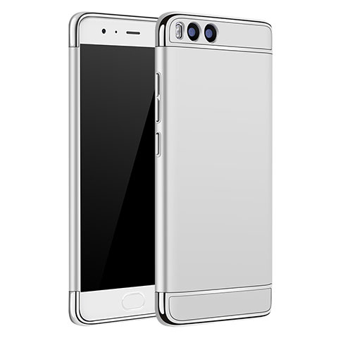 Handyhülle Hülle Luxus Metall Rahmen und Kunststoff für Xiaomi Mi 6 Silber