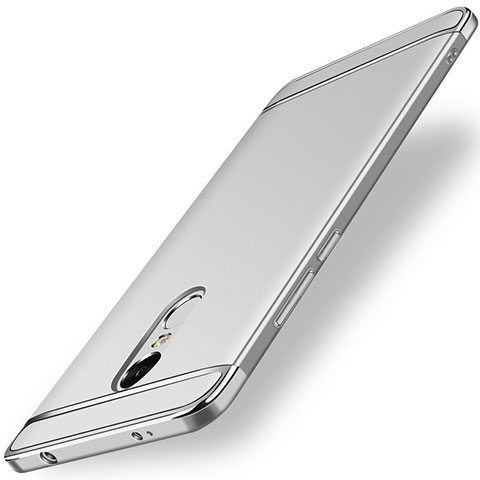 Handyhülle Hülle Luxus Metall Rahmen und Kunststoff für Xiaomi Redmi Note 4X Silber