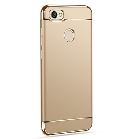 Handyhülle Hülle Luxus Metall Rahmen und Kunststoff für Xiaomi Redmi Note 5A High Edition Gold