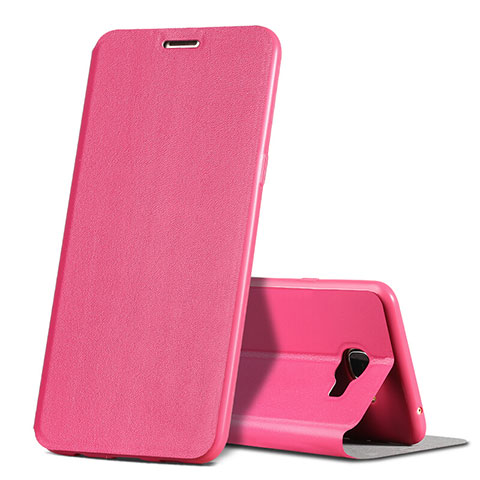 Handyhülle Hülle Stand Tasche Leder für Samsung Galaxy C7 SM-C7000 Rosa