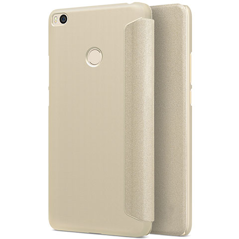 Handyhülle Hülle Stand Tasche Leder für Xiaomi Mi Max 2 Gold