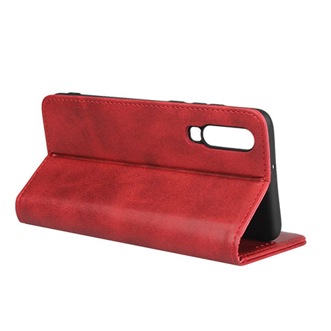 Handyhülle Hülle Stand Tasche Leder L01 für Huawei P30 Rot