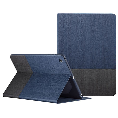 Handyhülle Hülle Stand Tasche Leder L02 für Apple iPad Mini 3 Blau