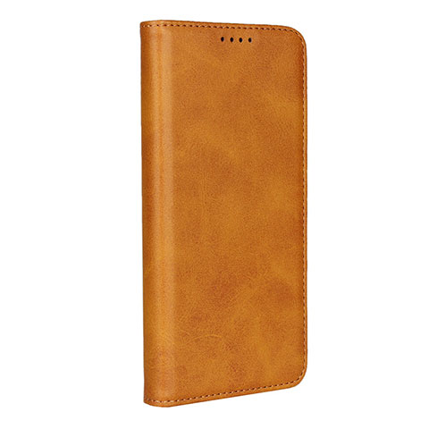 Handyhülle Hülle Stand Tasche Leder L02 für Huawei P30 Pro Orange