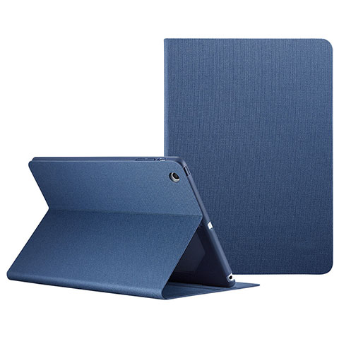 Handyhülle Hülle Stand Tasche Leder L04 für Apple iPad Mini Blau