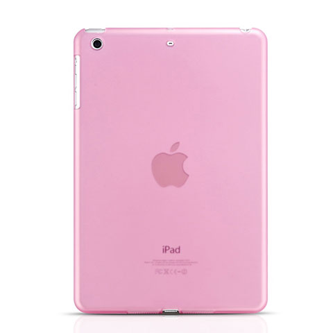 Handyhülle Hülle Ultra Dünn Schutzhülle Durchsichtig Transparent Matt für Apple iPad Mini 2 Rosa