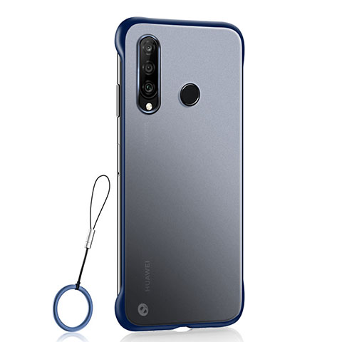 Handyhülle Hülle Ultra Dünn Schutzhülle Tasche Durchsichtig Transparent Matt H05 für Huawei Nova 4e Blau