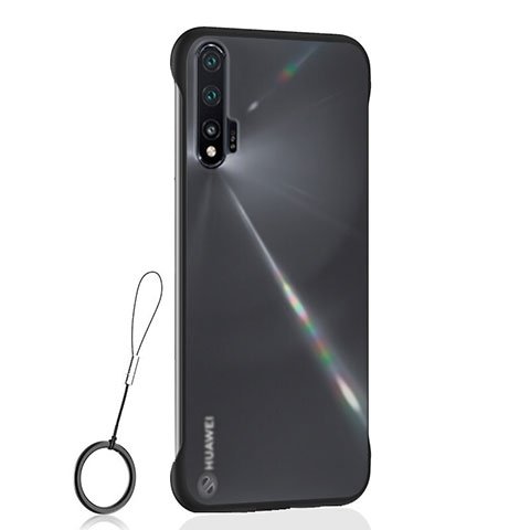 Handyhülle Hülle Ultra Dünn Schutzhülle Tasche Durchsichtig Transparent Matt U01 für Huawei Nova 6 5G Schwarz