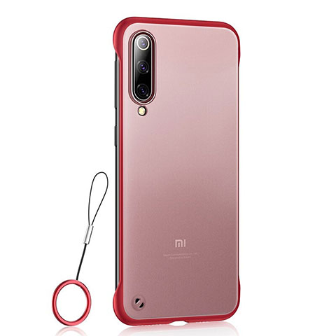 Handyhülle Hülle Ultra Dünn Schutzhülle Tasche Durchsichtig Transparent Matt U01 für Xiaomi Mi 9 Lite Rot