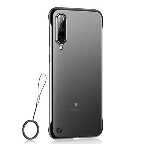 Handyhülle Hülle Ultra Dünn Schutzhülle Tasche Durchsichtig Transparent Matt U01 für Xiaomi Mi 9 Pro Schwarz