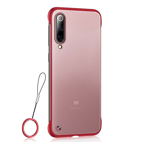 Handyhülle Hülle Ultra Dünn Schutzhülle Tasche Durchsichtig Transparent Matt U01 für Xiaomi Mi A3 Lite Rot