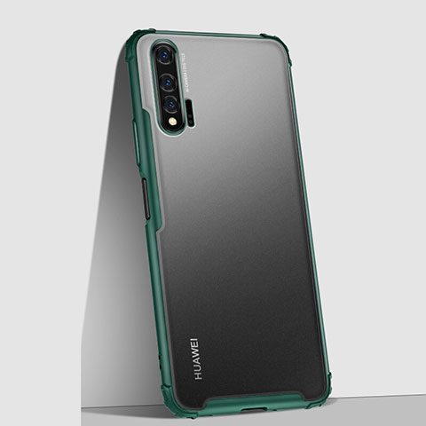 Handyhülle Hülle Ultra Dünn Schutzhülle Tasche Durchsichtig Transparent Matt U02 für Huawei Nova 6 Grün