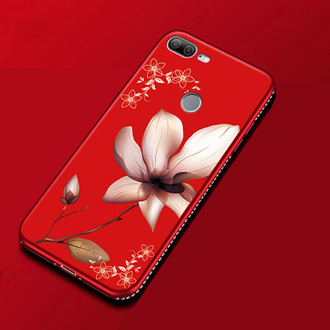 Handyhülle Silikon Hülle Gummi Schutzhülle Blumen für Huawei Honor 9 Lite Plusfarbig