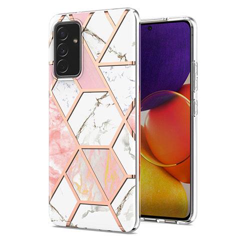 Handyhülle Silikon Hülle Gummi Schutzhülle Flexible Modisch Muster Y01B für Samsung Galaxy F54 5G Rosa