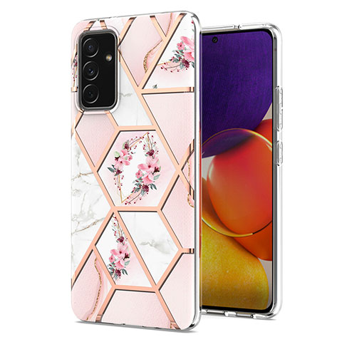 Handyhülle Silikon Hülle Gummi Schutzhülle Flexible Modisch Muster Y02B für Samsung Galaxy S23 FE 5G Rosa