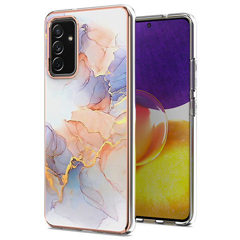 Handyhülle Silikon Hülle Gummi Schutzhülle Flexible Modisch Muster Y03B für Samsung Galaxy A05s Helles Lila