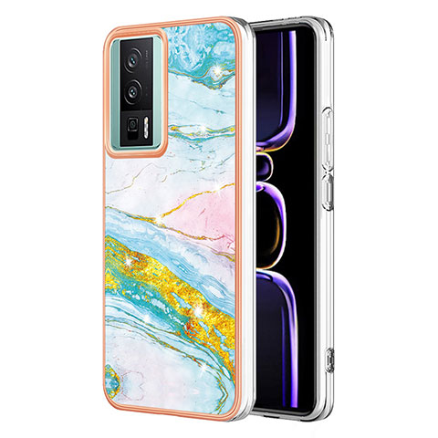 Handyhülle Silikon Hülle Gummi Schutzhülle Flexible Modisch Muster YB1 für Xiaomi Redmi K60 5G Bunt