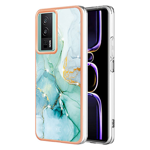 Handyhülle Silikon Hülle Gummi Schutzhülle Flexible Modisch Muster YB1 für Xiaomi Redmi K60 5G Grün