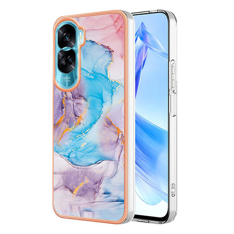 Handyhülle Silikon Hülle Gummi Schutzhülle Flexible Modisch Muster YB3 für Huawei Honor 90 Lite 5G Blau