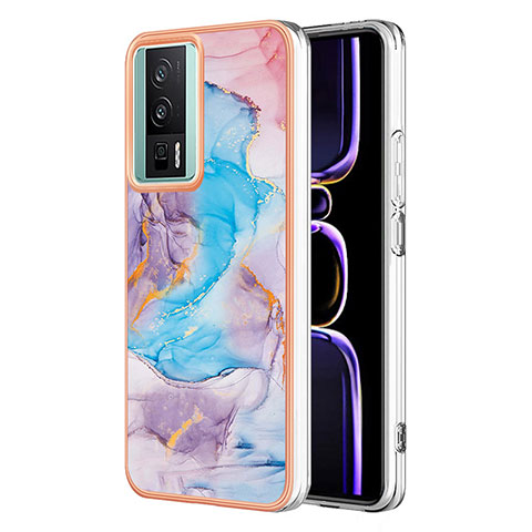 Handyhülle Silikon Hülle Gummi Schutzhülle Flexible Modisch Muster YB3 für Xiaomi Poco F5 Pro 5G Blau