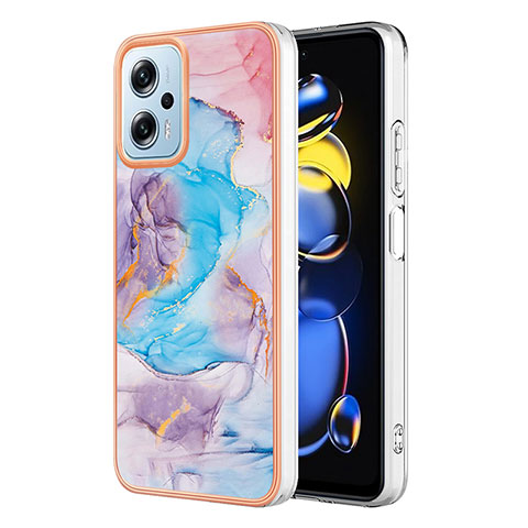 Handyhülle Silikon Hülle Gummi Schutzhülle Flexible Modisch Muster YB3 für Xiaomi Redmi Note 11 Pro+ Plus 5G Blau