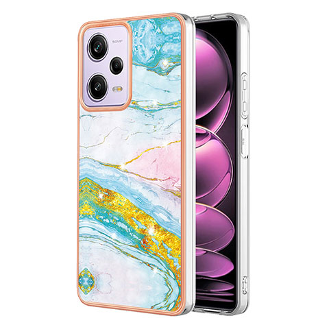 Handyhülle Silikon Hülle Gummi Schutzhülle Flexible Modisch Muster YB5 für Xiaomi Redmi Note 12 Pro 5G Bunt