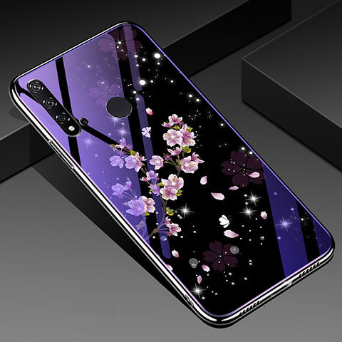 Handyhülle Silikon Hülle Rahmen Schutzhülle Spiegel Blumen für Huawei P20 Lite (2019) Plusfarbig