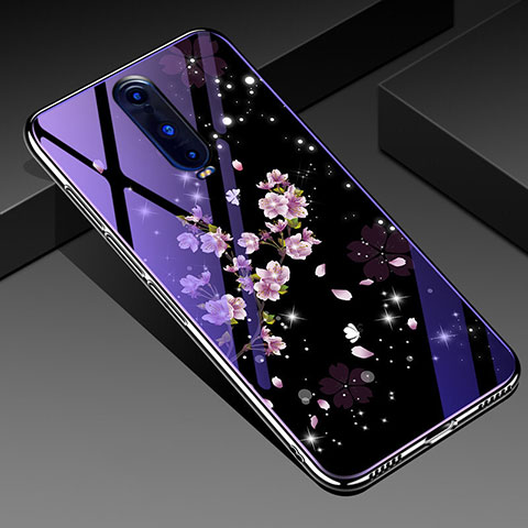 Handyhülle Silikon Hülle Rahmen Schutzhülle Spiegel Blumen für Oppo RX17 Pro Plusfarbig