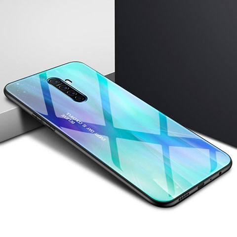 Handyhülle Silikon Hülle Rahmen Schutzhülle Spiegel Modisch Muster für Realme X2 Pro Violett
